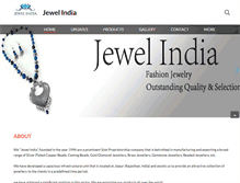 Tablet Screenshot of jewelindiaonline.com